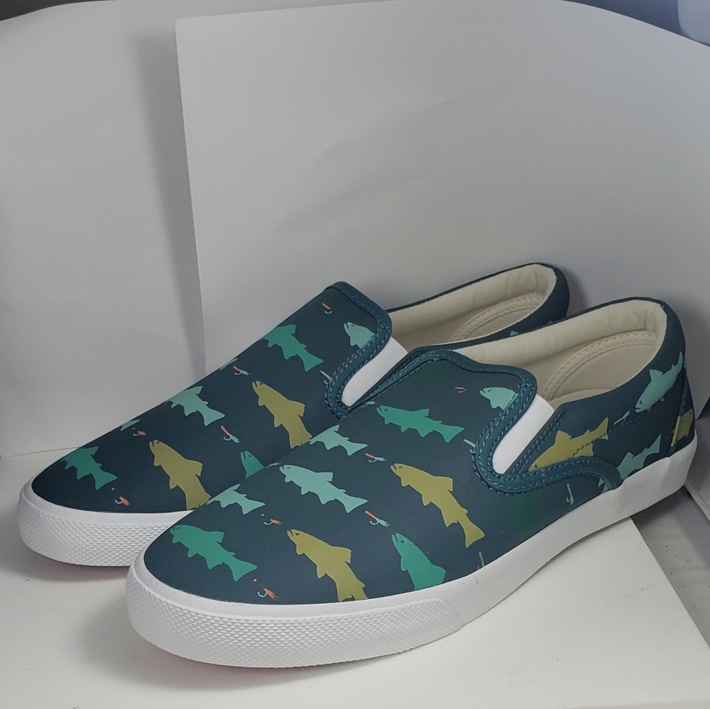 Bucketfeet Hookin' Brookies Slip on canvas shoes
